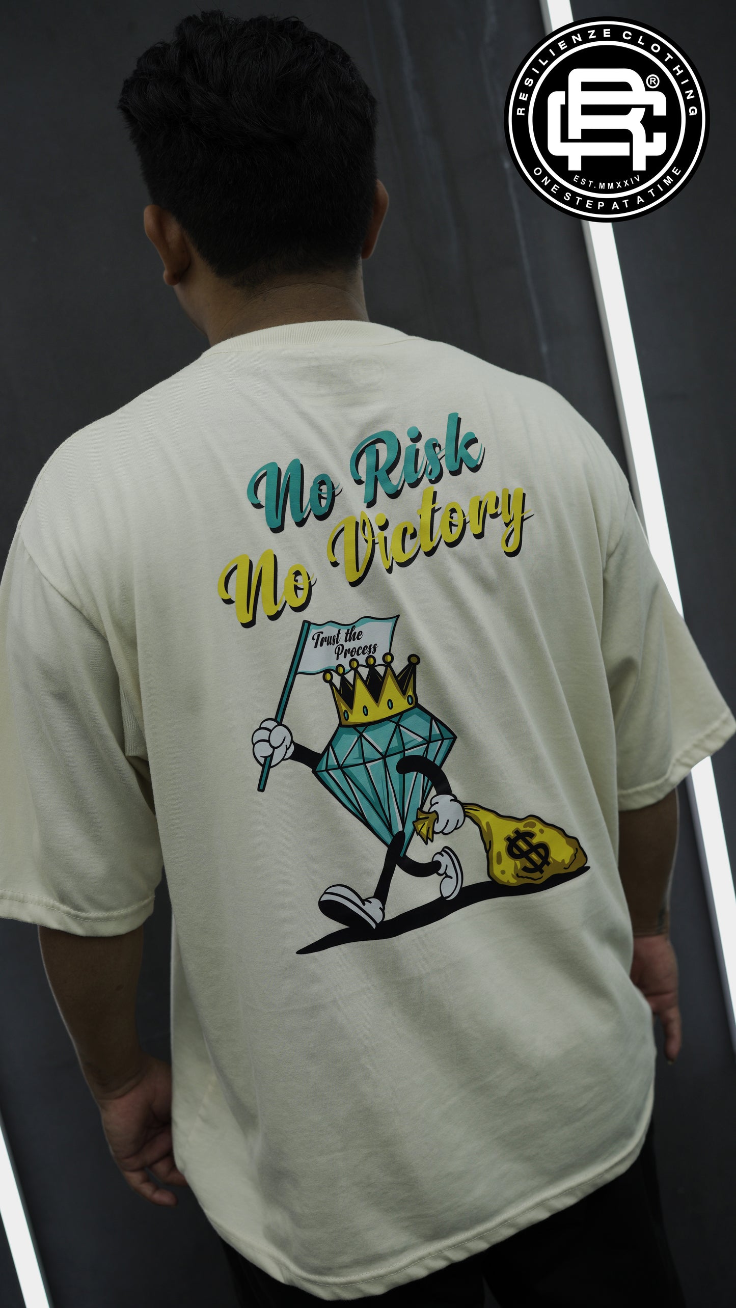 No risk, No victory shirt