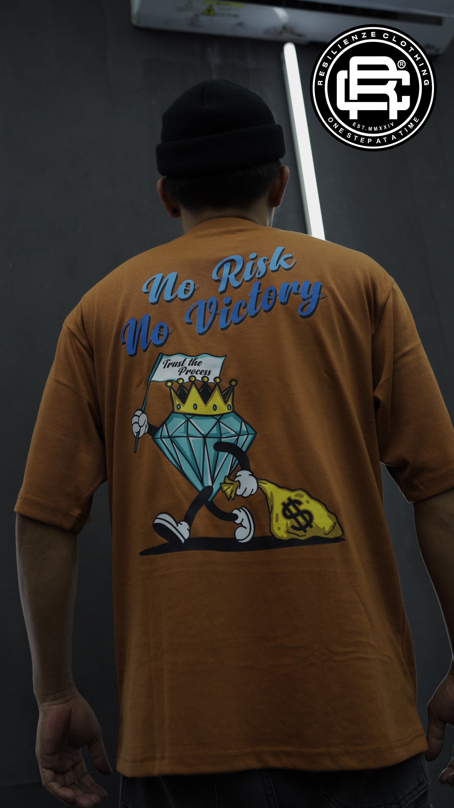 No risk, No victory shirt
